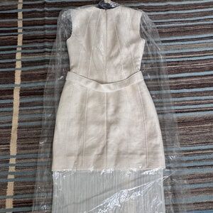 Hugo boss linen cocktail dress